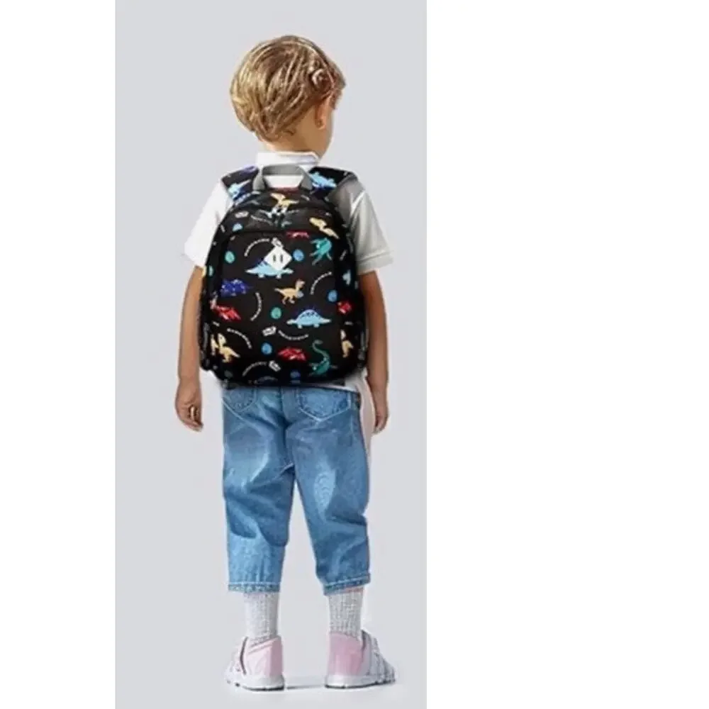 Dinosaur Kids Backpack 15” Lightweight Water‑Resistant School Reflective Bag NEW